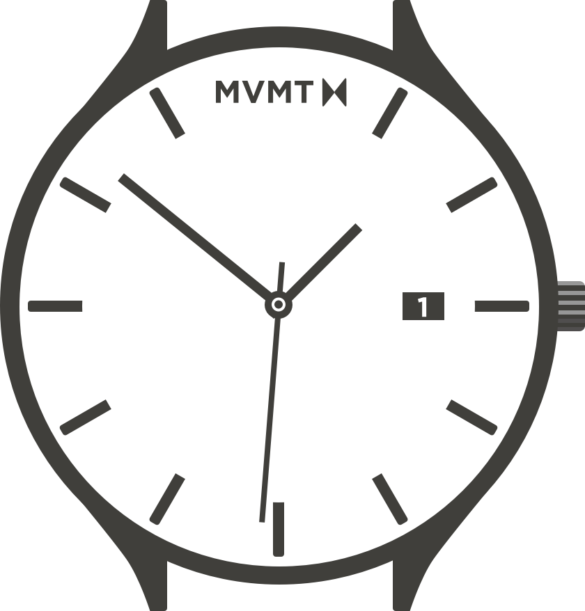 Classic watch illustration
