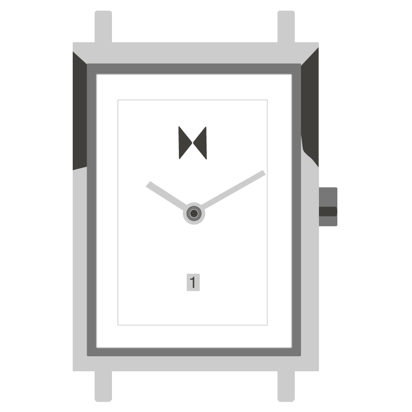 Signature Square watch illustration