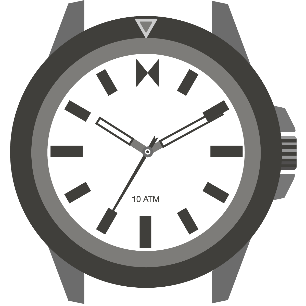 Minimal Sport watch illustration