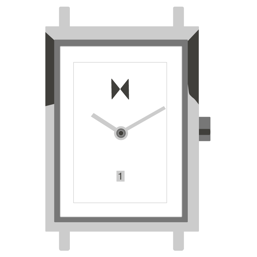 Signature Square watch illustration