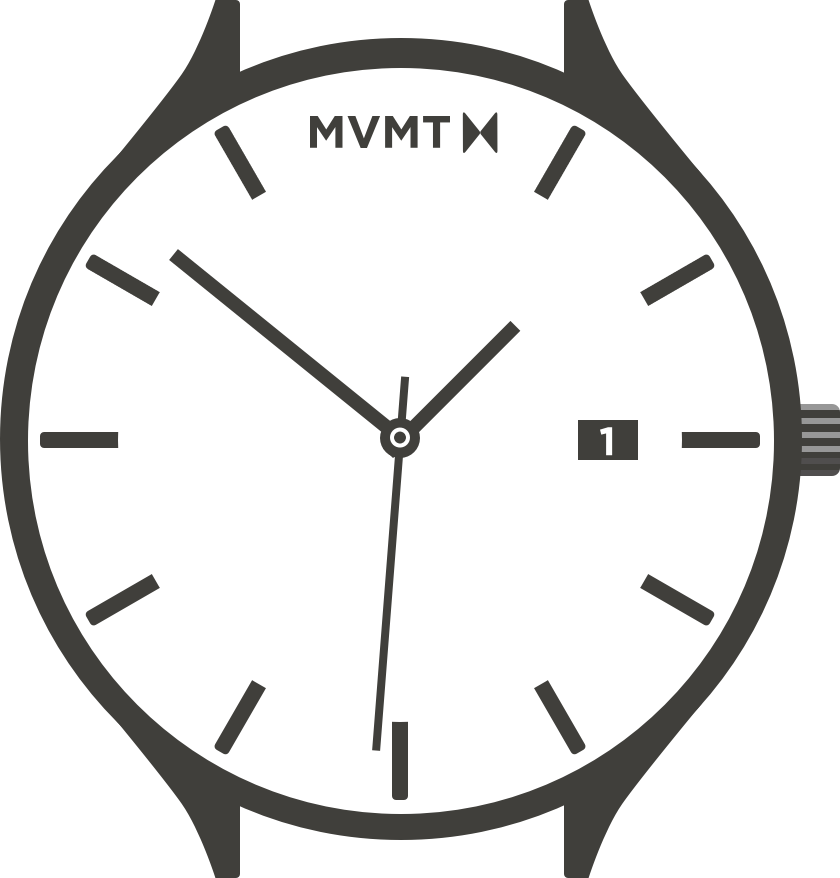 Classic watch illustration