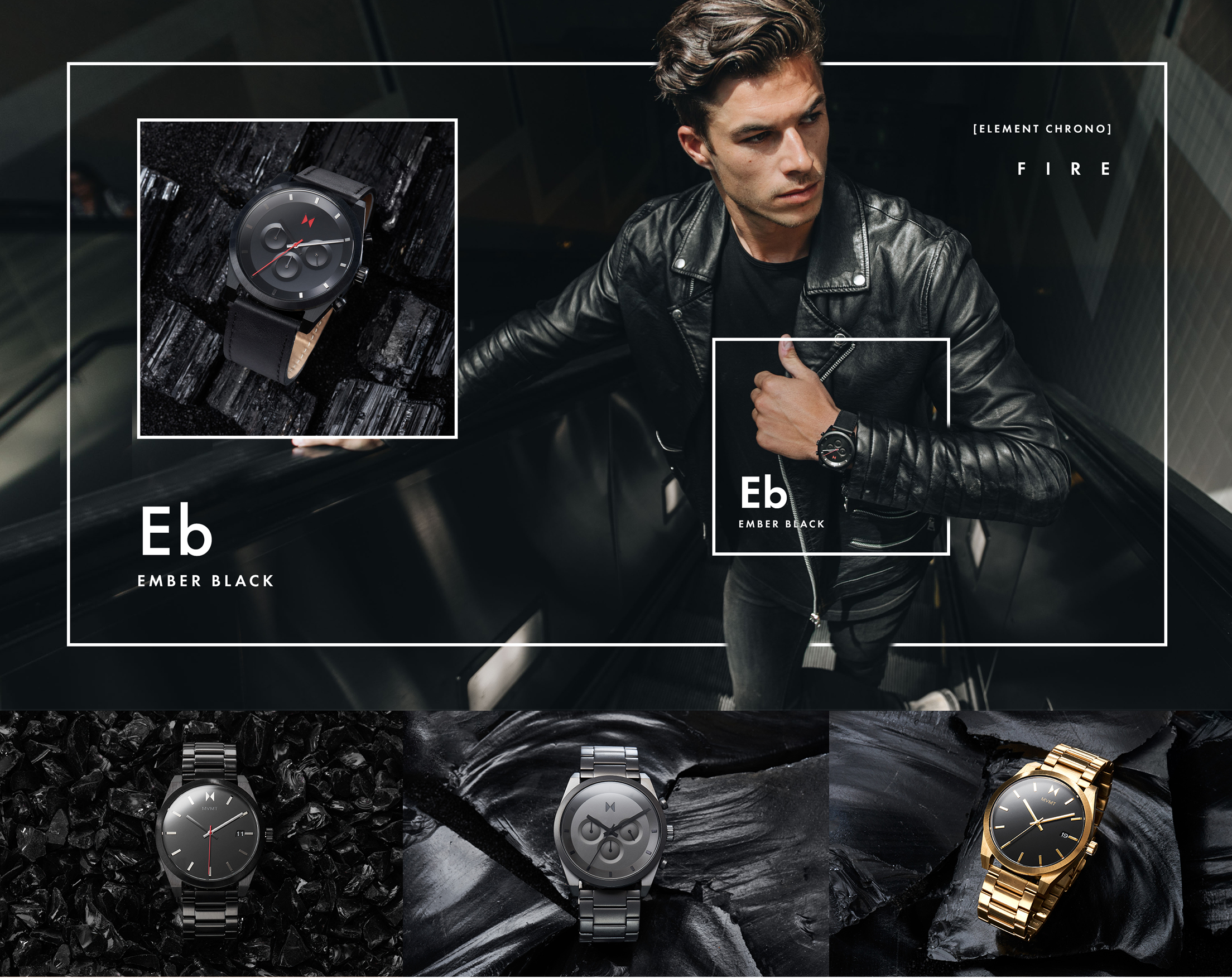 [Element Chrono] Fire. Eb Ember Black. Eb Ember Black